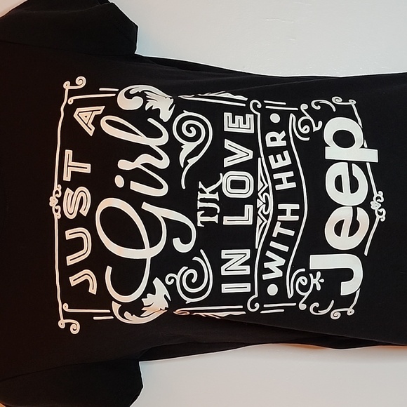 Jeep T-Shirt, Black and White, Size Small - Picture 2 of 4